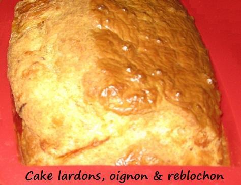 Cake lardons oignon et reblochon