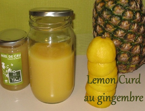 Lemon curd au gingembre
