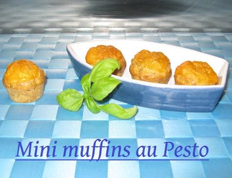 Mini muffins au pesto