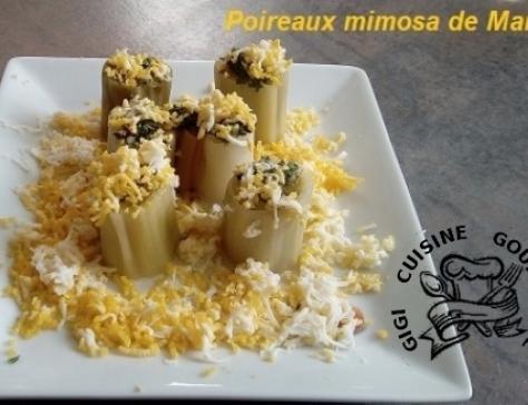 Poireaux mimosa de mamy au cookeo