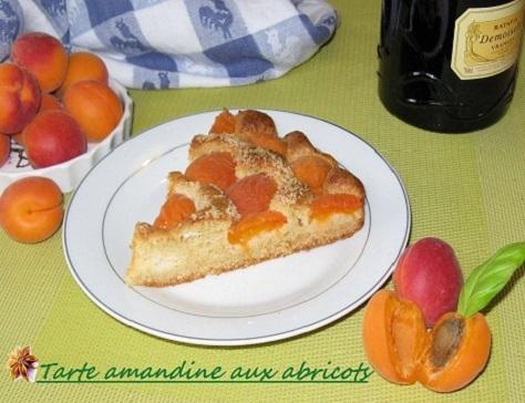 Tarte amandine aux abricots