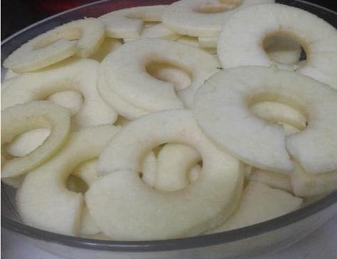 Tourte aux pommes et amandes facon vivi saladier de pommes 1